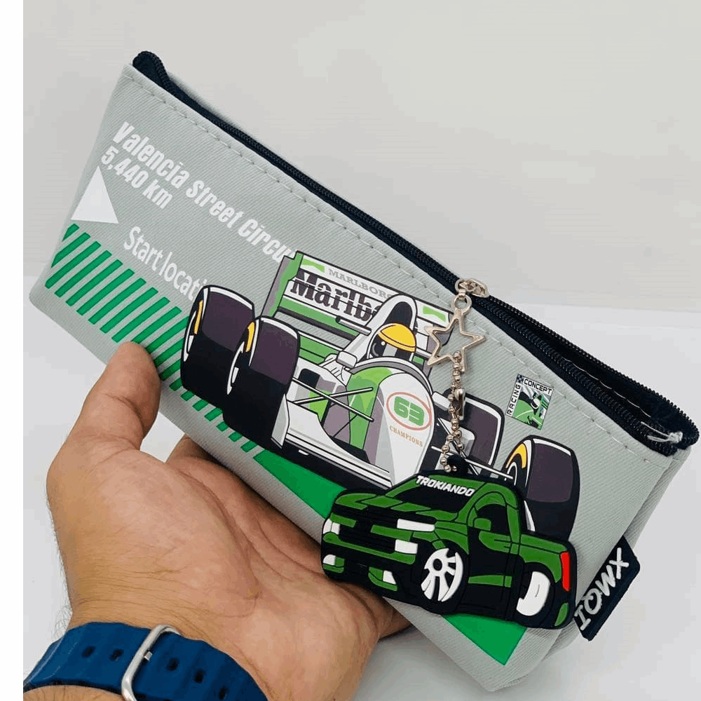 PENCIL CASE Car 77-68 Gray